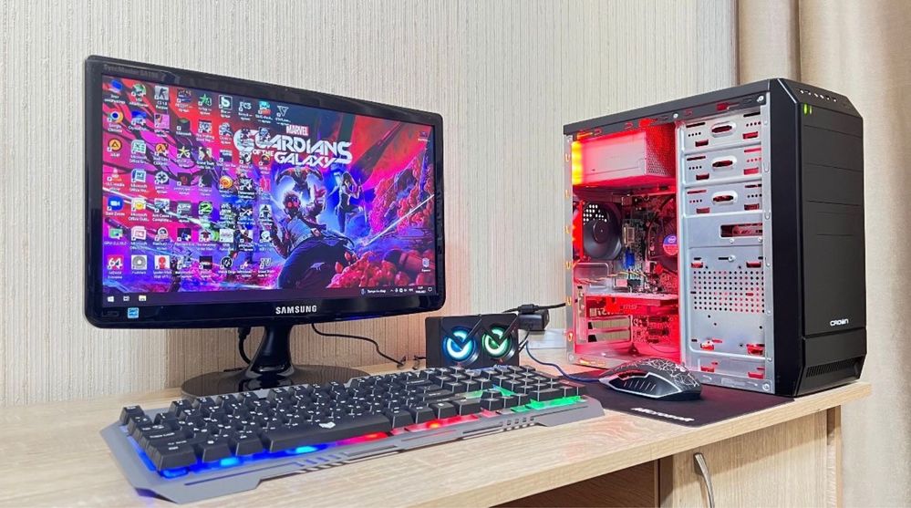 Игровой компьютер Core i3/8GB/HDD/GT 730 + 19 дюйм монитор/ЦЕНА ЗА ВСЁ