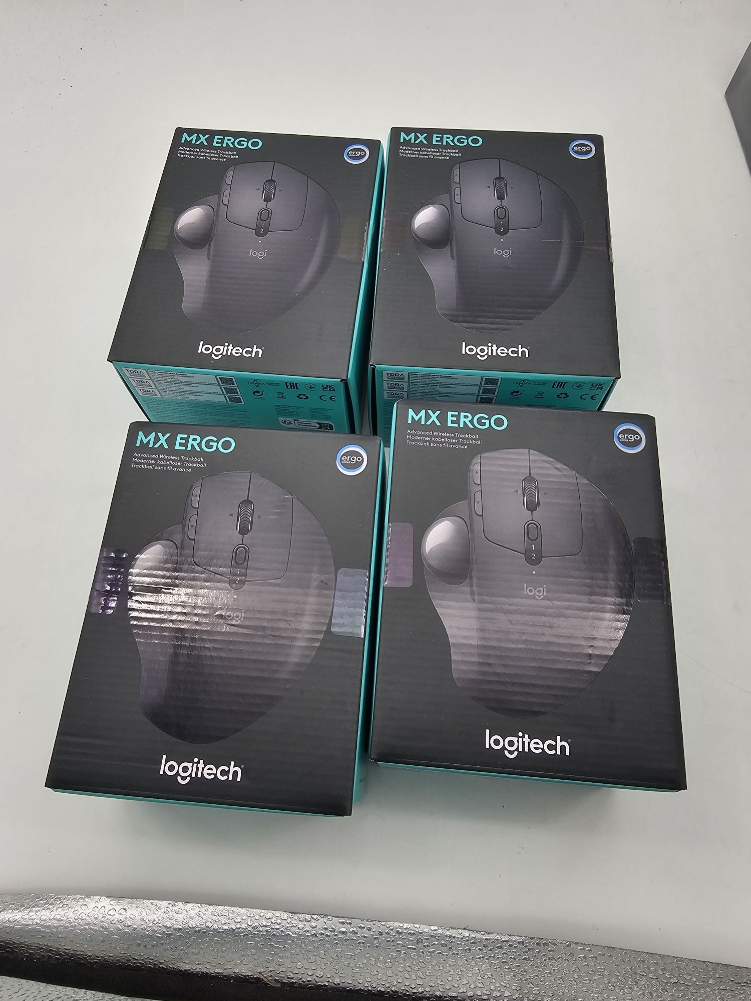Mouse wireless Logitech MX Ergo Trackball, negru (sigilat)