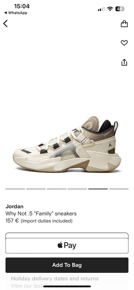 Jordon Why not. 5 “ Family” sneakers