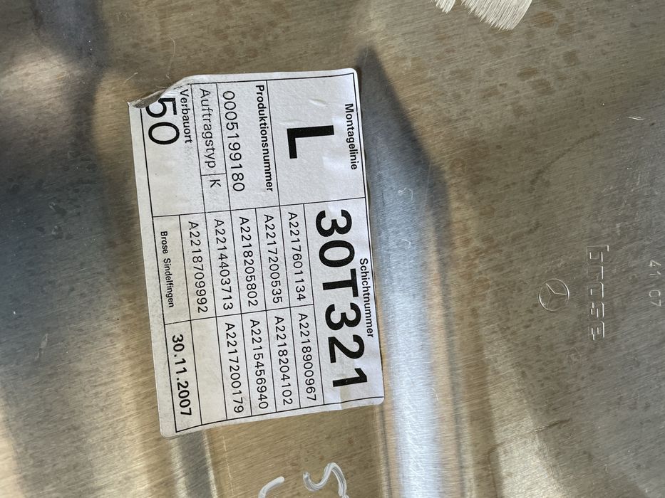 Macara geam stanga / dreapta fata / spate Mercedes w221 s class