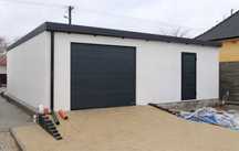 Garaj pe structura metalica si panouri sandwich  6 x 4.30m