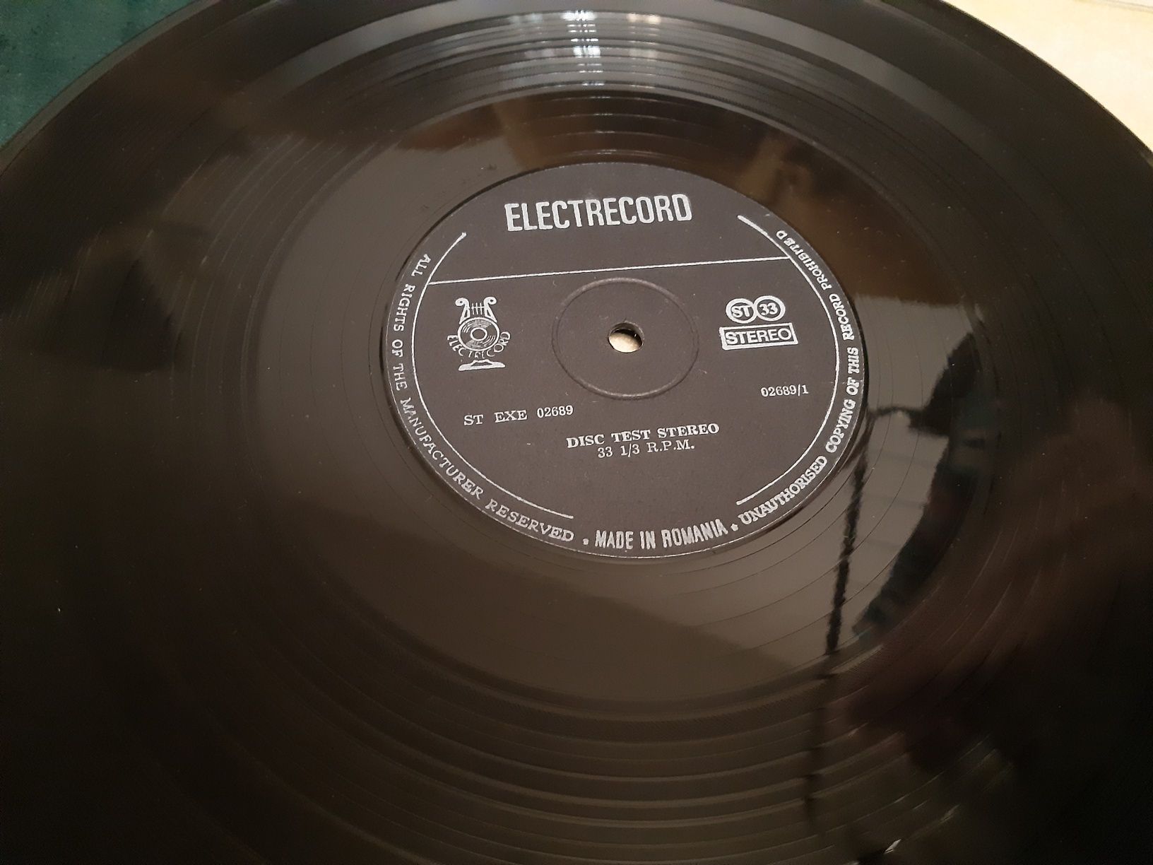 Vinil disc test stereo Electrecord