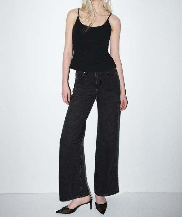 Дънки H&M, wide leg, размер 40
