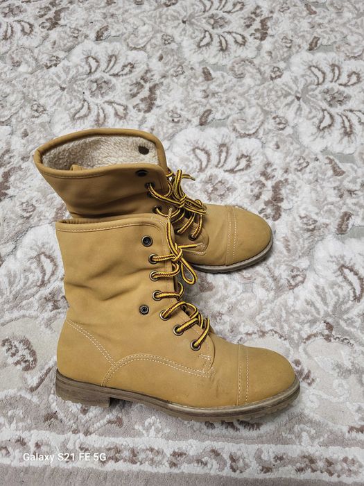 Ghete imblanite dama piele intoarsa marimeav38 ca noi