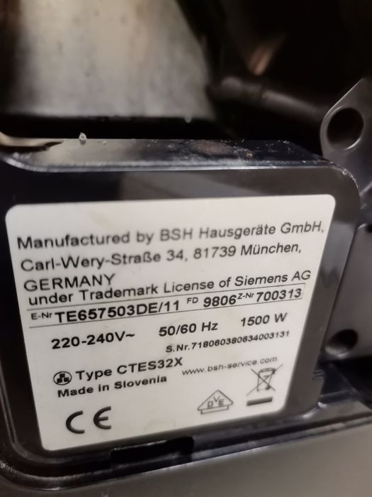 Кафемашина кафеавтомат Siemens eq6 plus s700