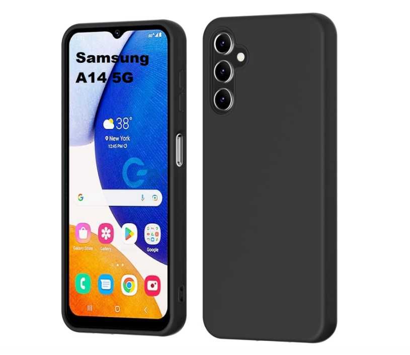 Черен силиконов калъф за Samsung Galaxy A14/A34/A54/A13/A33/A52/s/A53