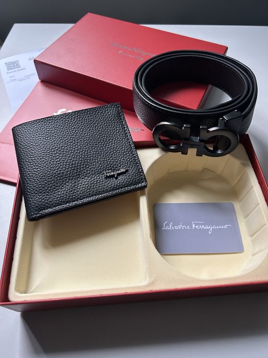 Salvatore Ferragamo колан и портфейл