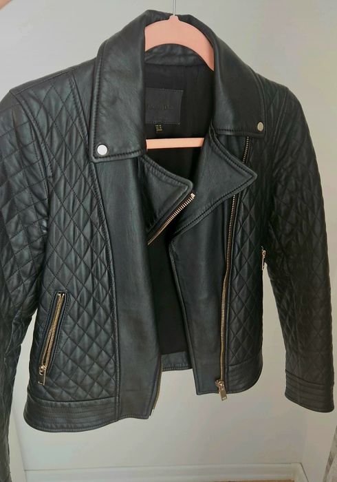 Geacă piele naturală Massimo Dutti XS