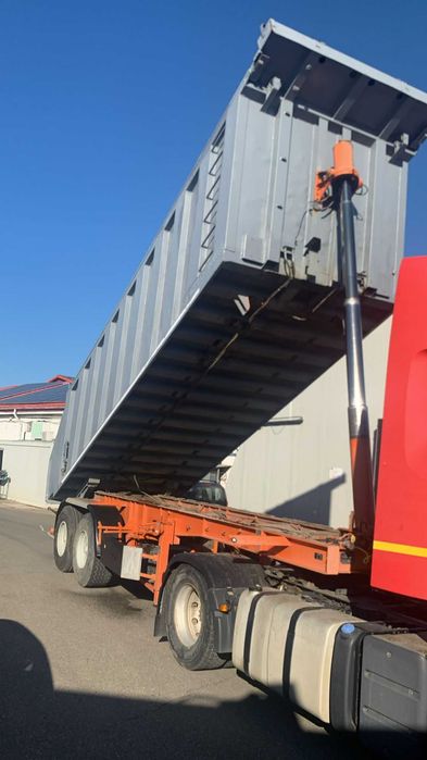 semiremorcă basculabilă SCHWARTZMUELLER - bena otel- cereale -agregate