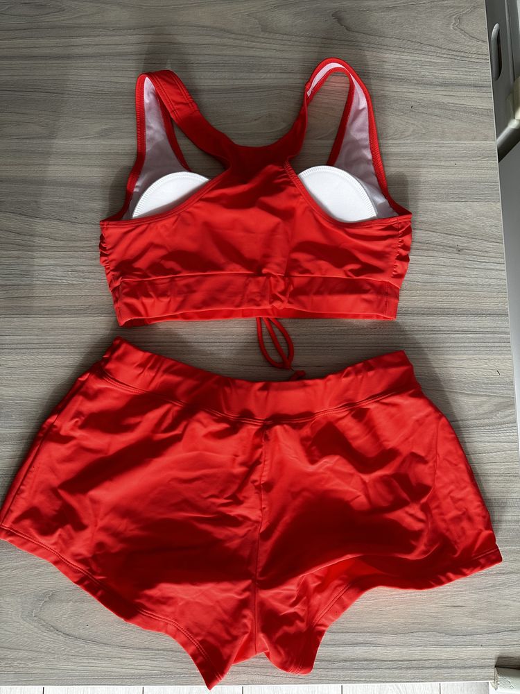 Costum baie portocaliu dama marime 38 M L