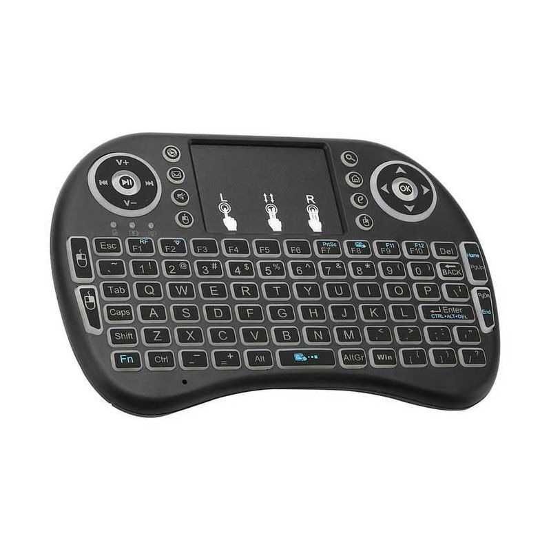 Мини безжична клавиатура с тъчпад и подсветка mini keyboard