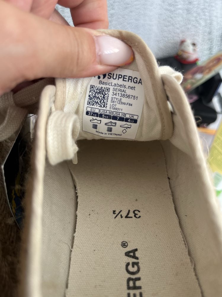 Летни кецове на платформа Superga