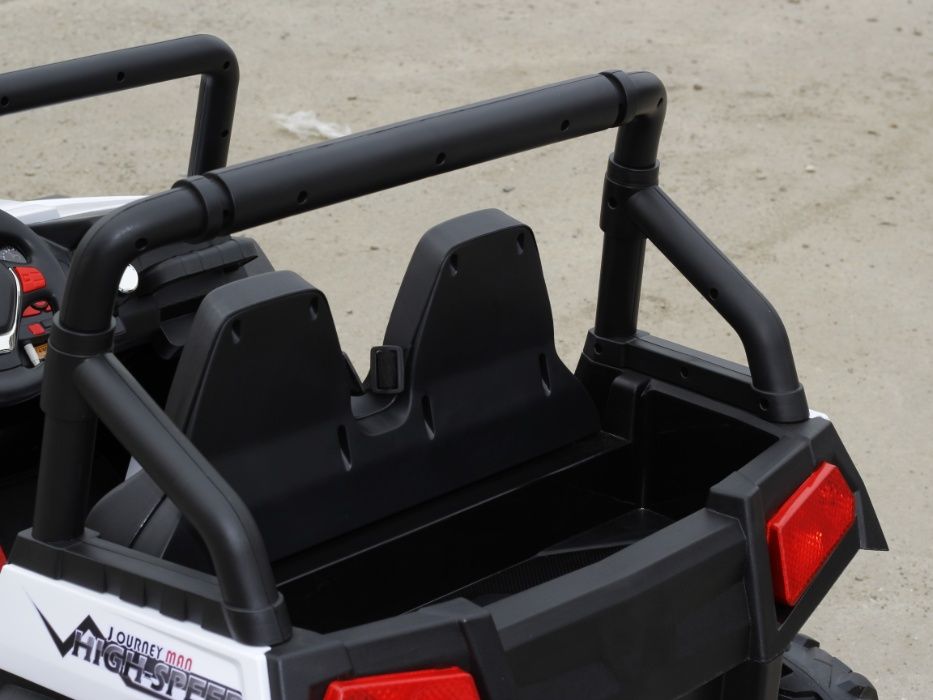 UTV electric pentru copii Golf-Kart 4x45W 2x12V PREMIUM #ALB