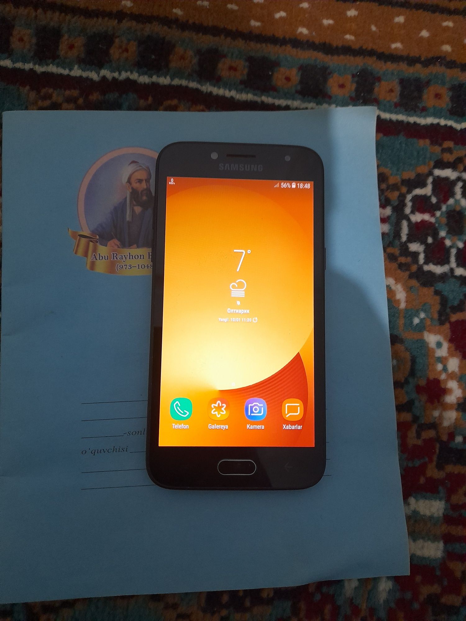 Samsung j2 Core holati yaxshi