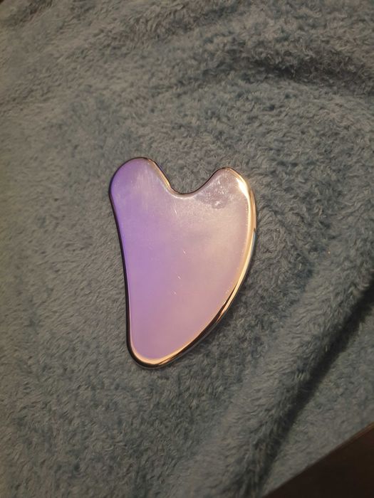 gua sha Piatră pentru Masaj Facial Corporal din Inox Metalică Mewing