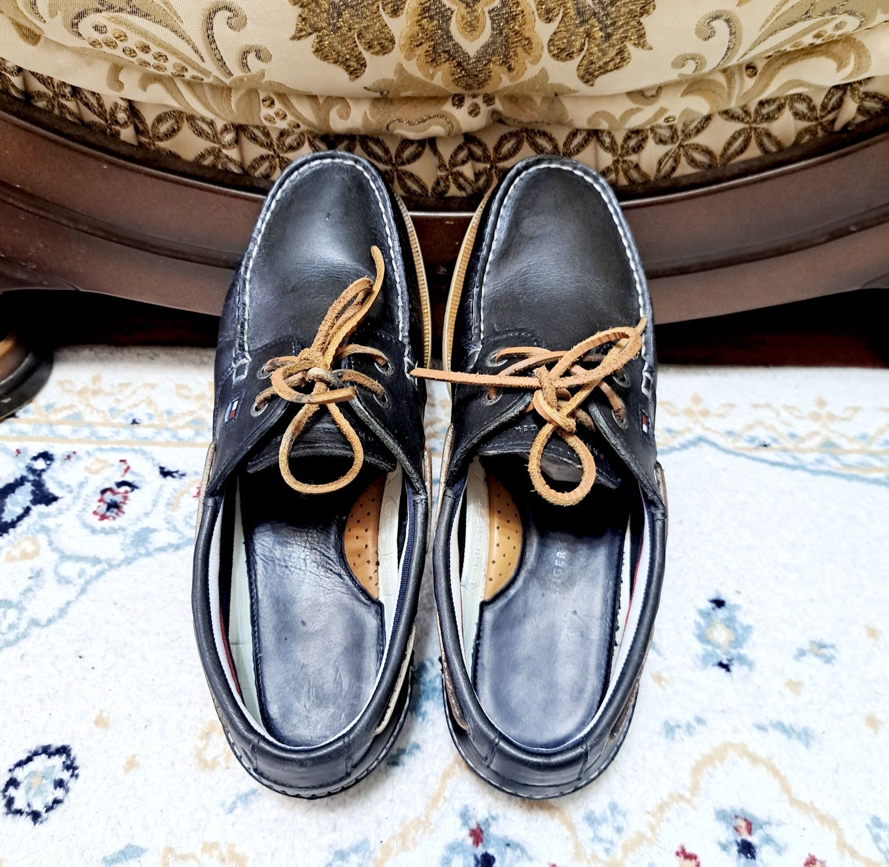 Мокасины Tommi Hilfiger, натуральная кожа, размер 42-42,5