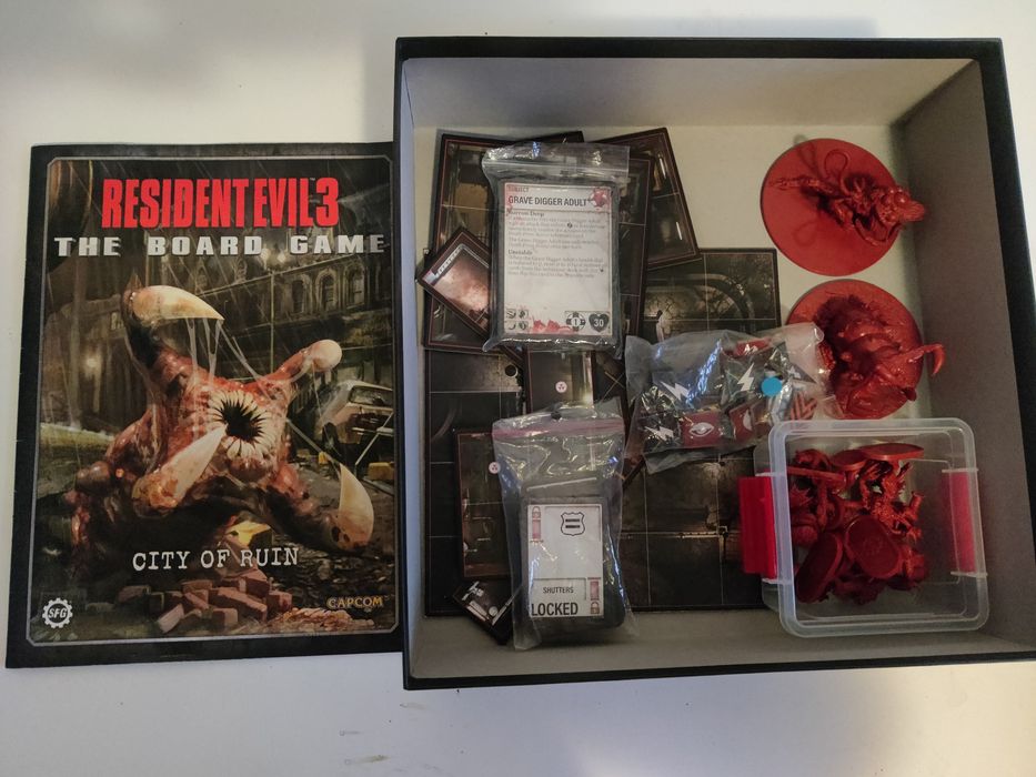 Resident Evil 3 Kickstarter joc de societate boardgame