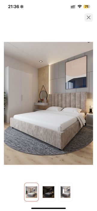 Кровать с матрасом