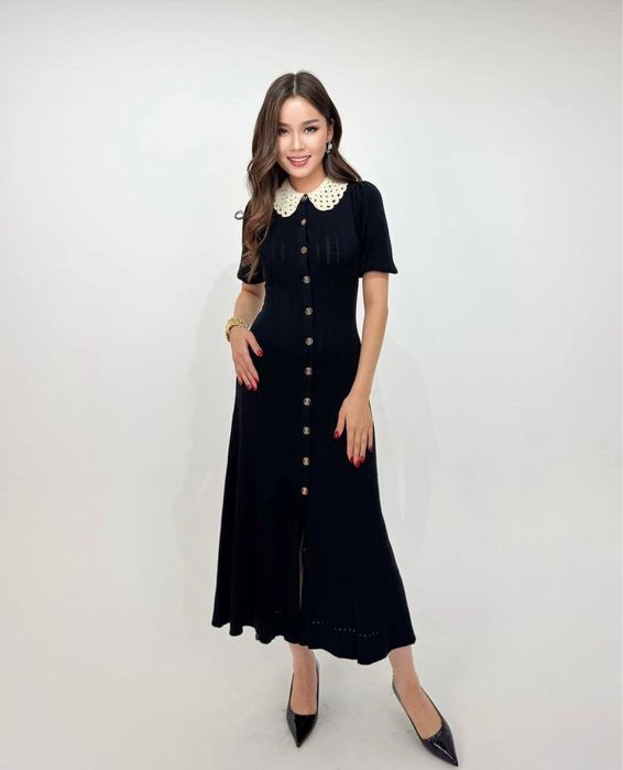 Женское платье черное