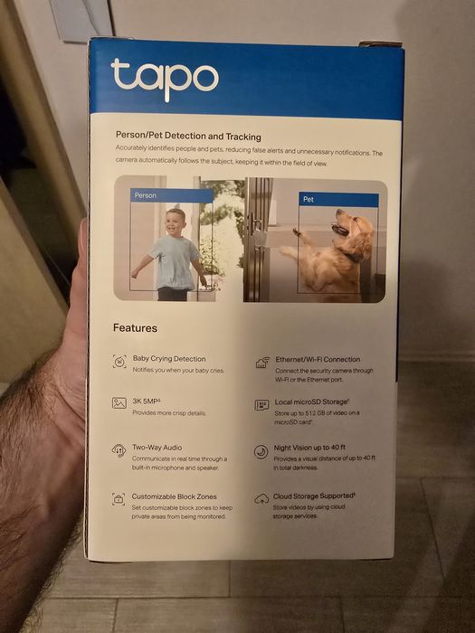 TP-Link Tapo C232 камера 3К, 360-pan