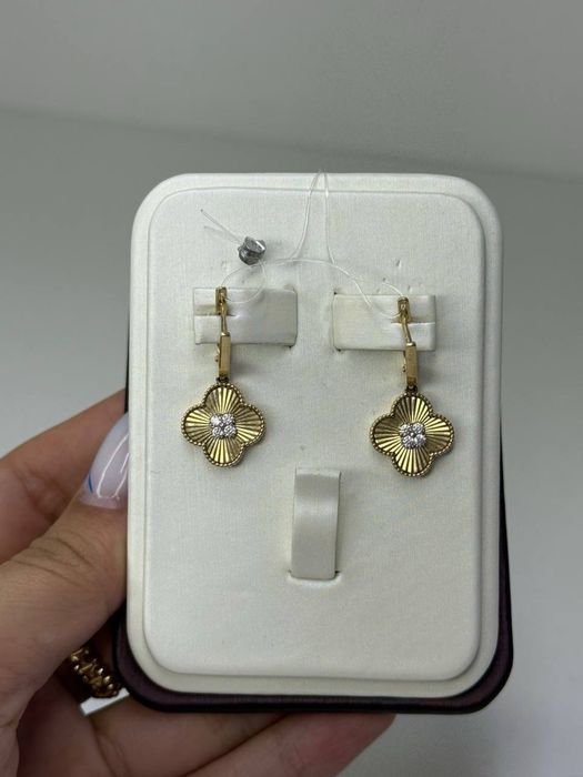 золото 585  Серьги