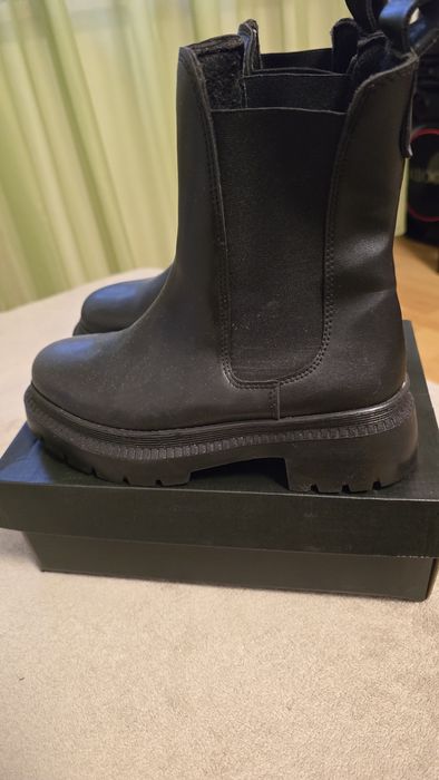 Ghete Parka femei negre