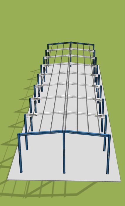 Vand structura metalica 400mp