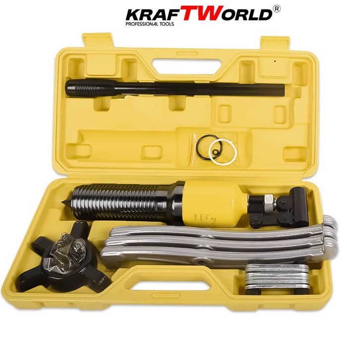 Професионална Хидравлична скоба KraftWorld 15T – за лагери, фланци и з