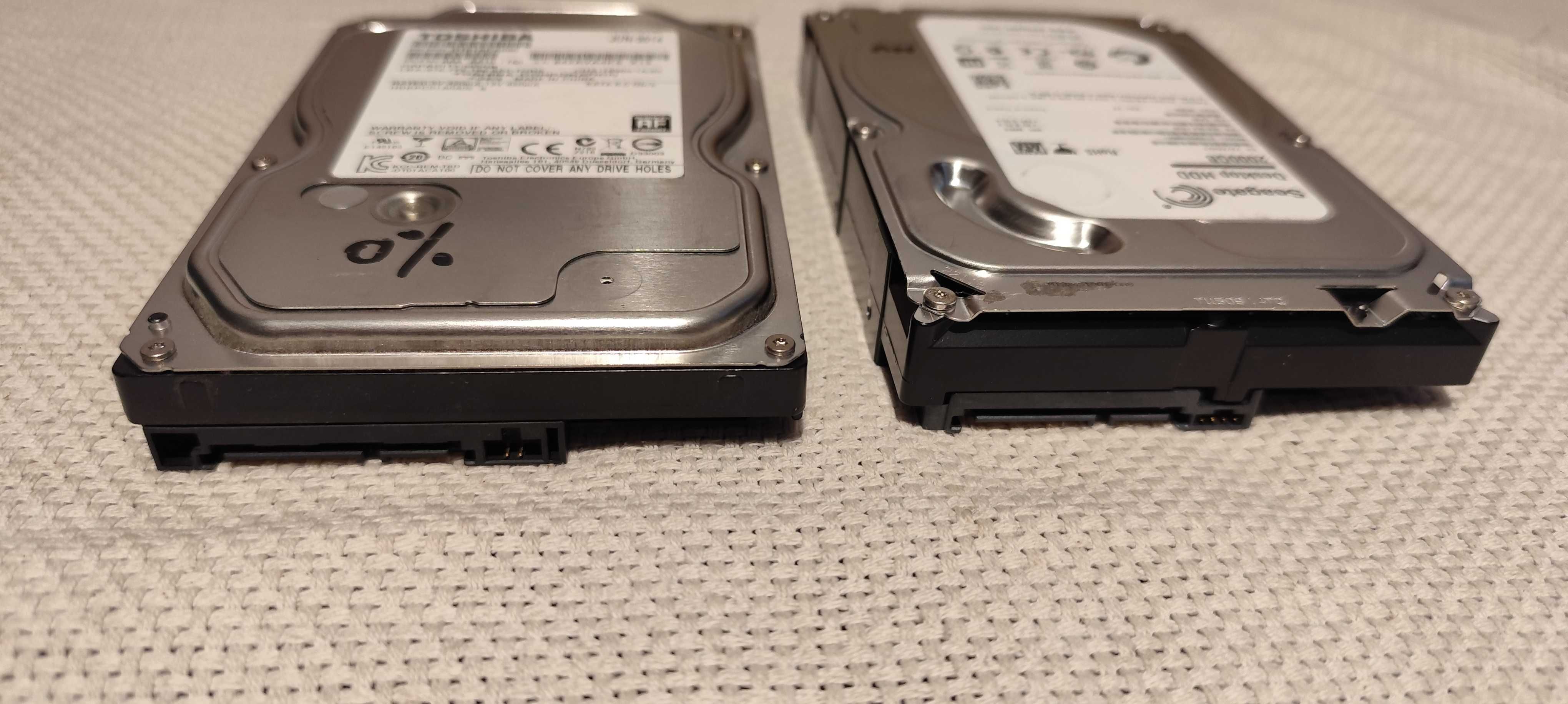 set 2 HDD sata DEFECTE 500gb si 2000gb pret pe ambele