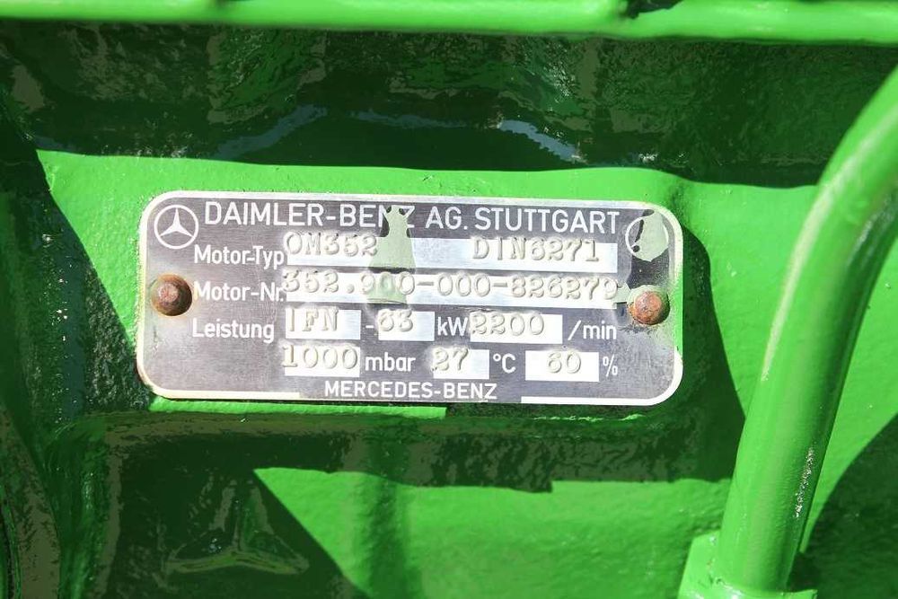 Motor Mercedes OM 352, pentru incarcator frontal Liebherr LR 622