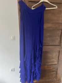 Maxi moda Рокля Асос цвят синьо-лилав размер 4ххл