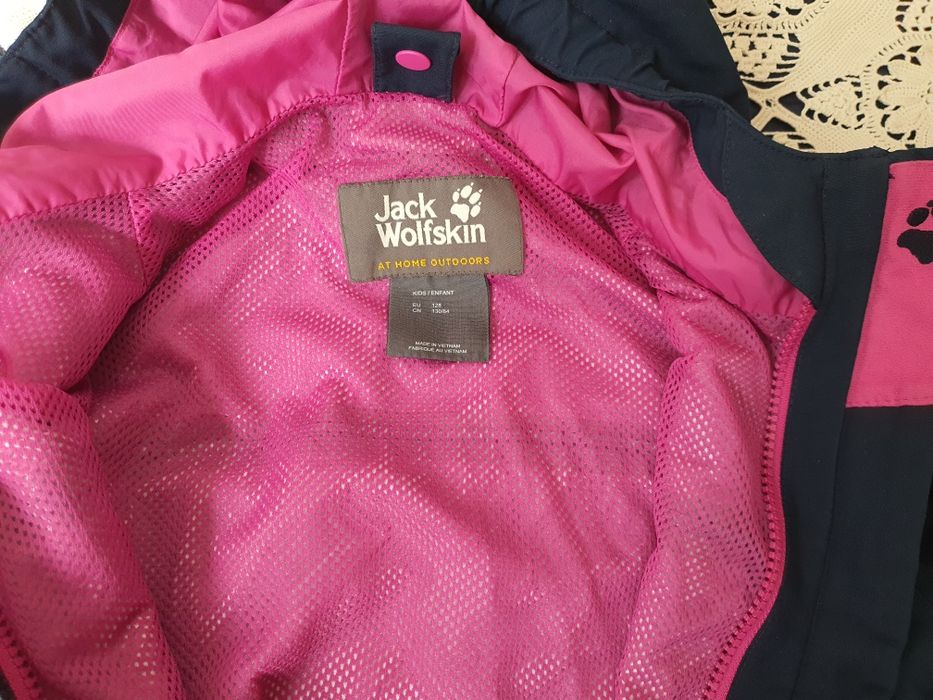 Jack Wolfskin 128 см. 3 в 1 с мембрана Texapore