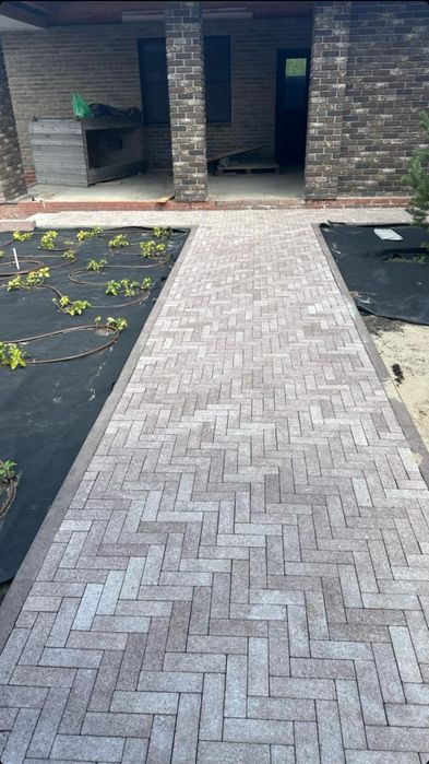 Укладка брусчатки