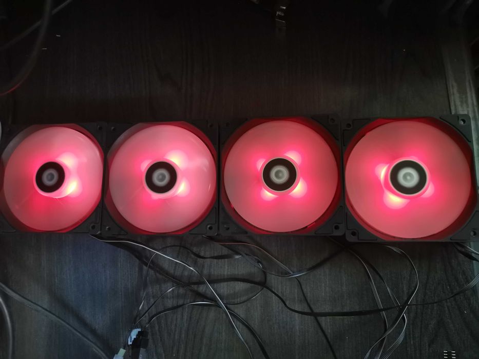 4 X Cooler Ventilator ID-Cooling 120 mm RGB.