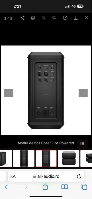 Modul Bass Bose Sub 1 activ