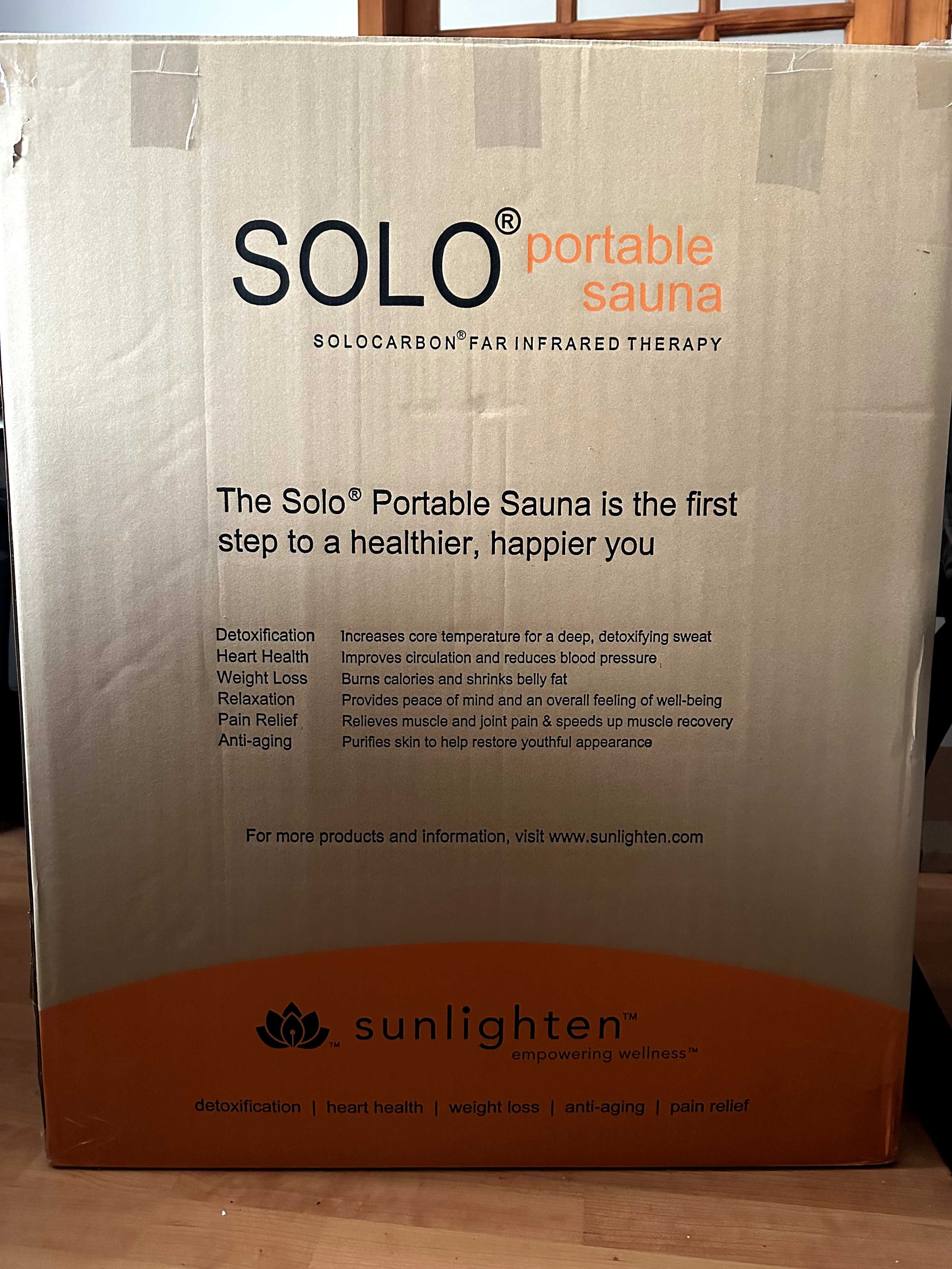 Sauna Infrarosu Sunlighten -Solo system - cadou 2 huse bumbac/celliant