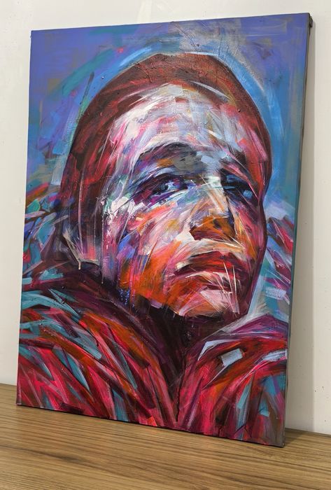 Портрет девушки. 60-40 см. Холст, акрил