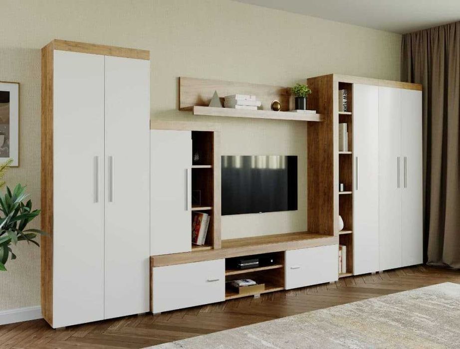 Mobila sufragerie-Living Milan C4 DUO Stejar
