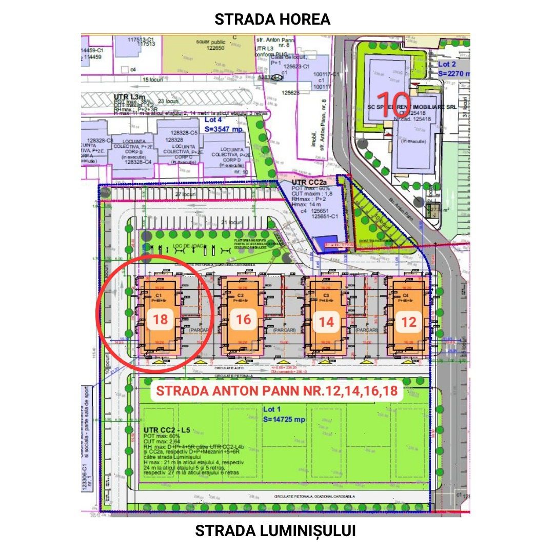 Penthouse 3 camere cu terasa, Centru Vechi, Complex Urban Residence