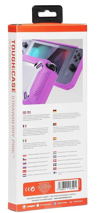 Твърд защитен калъф Snakebyte CASE for Nintendo Switch - Strawberry
