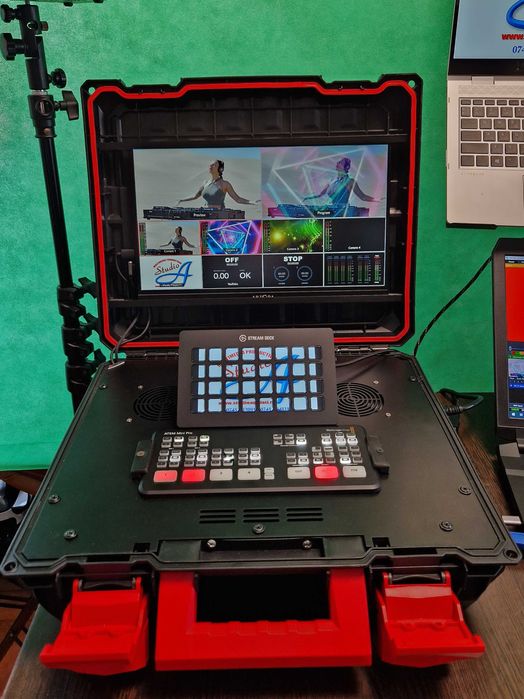 Studio TV portabil- All in One- Blackmagic Atem - Mixer video