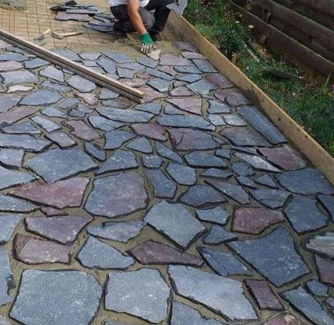 Piatră naturala de munte. Piatra cubica