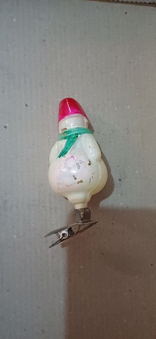 Ёлочная игрушка игрушки новогоднии СССР из стекла стекляная