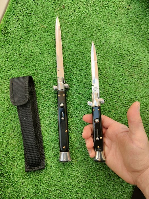 Briceag Italian cu buton automat , briceag Vânătoare / pescuit