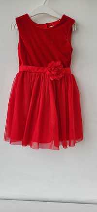 Детска червена рокля 98 р-р