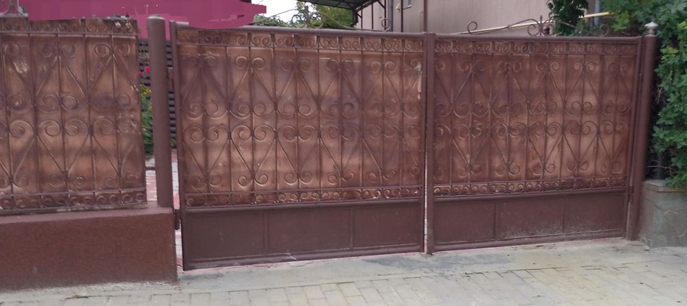 GarGard din fier forjat – 11 metri, model ornamental