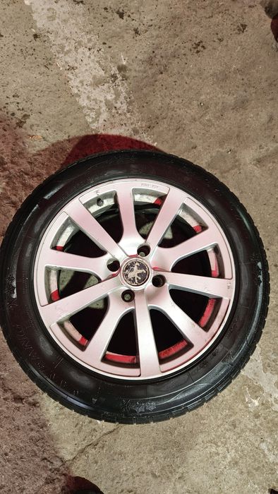Set 4 Jante R16 4×108 cauciucuri iarna