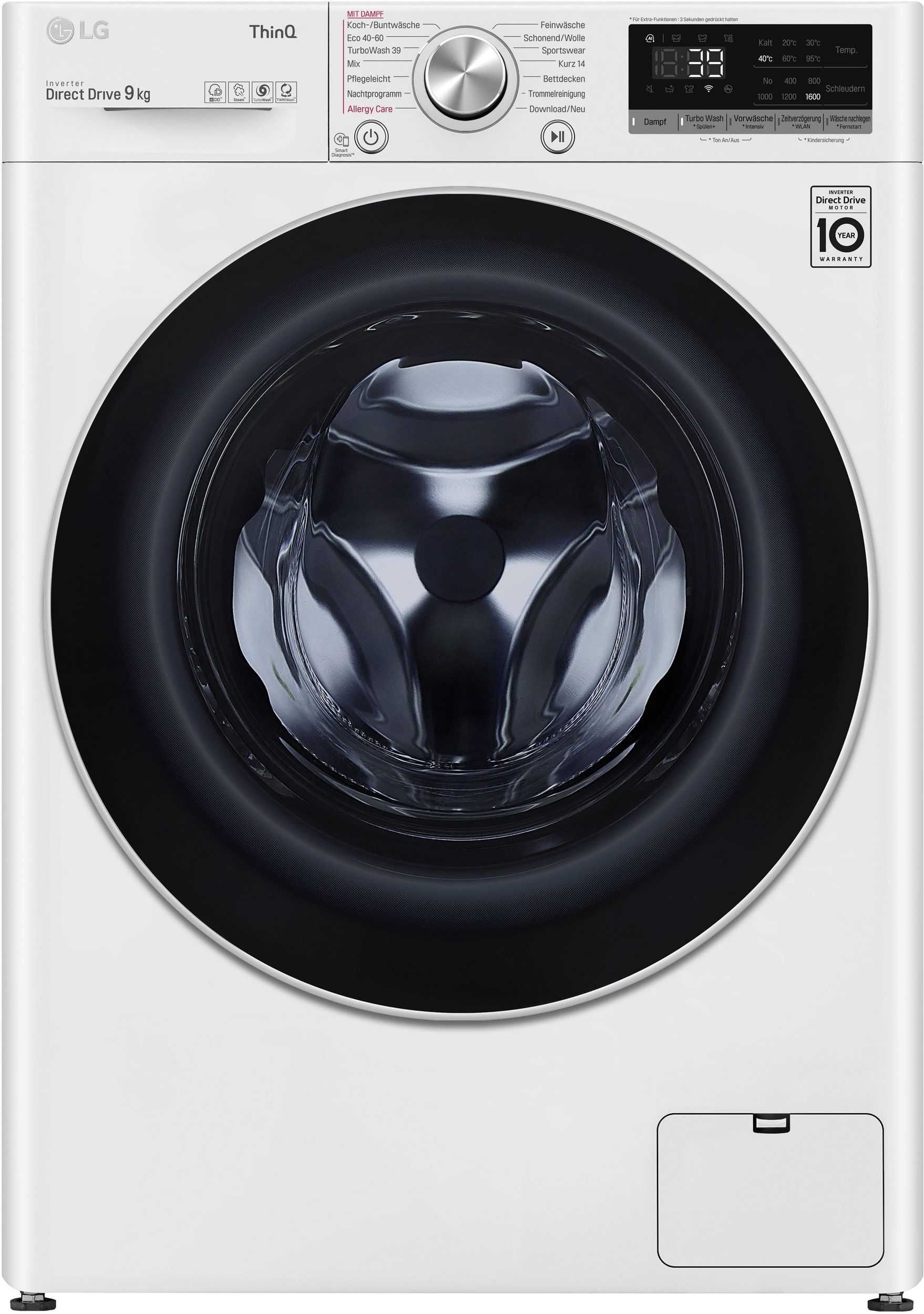 Пералня LG F6WV709P1 9кг.