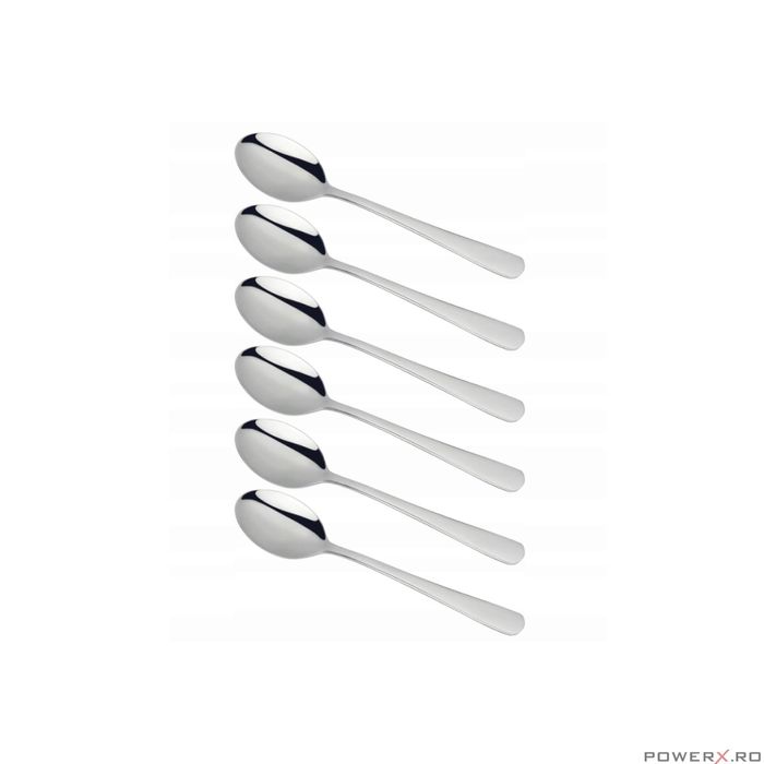 Set 6 lingurite pentru desert, cafea, ceai, inox, Kinghoff
