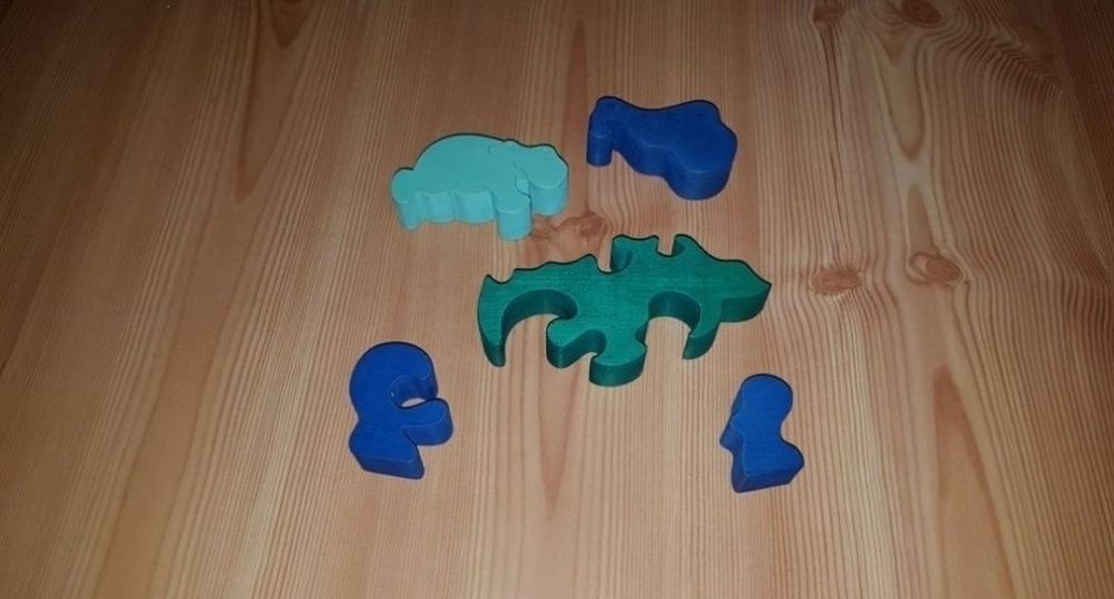 Puzzle din  lemn
